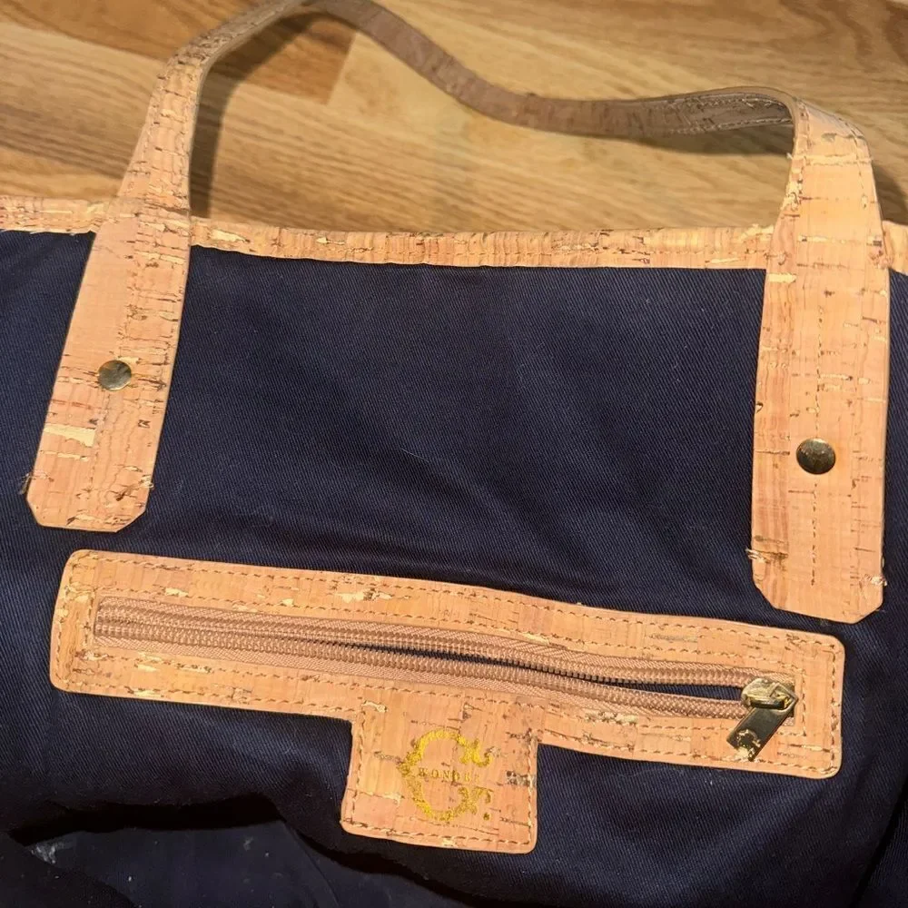 C. Wonder Designer Cork Satchel Bag
